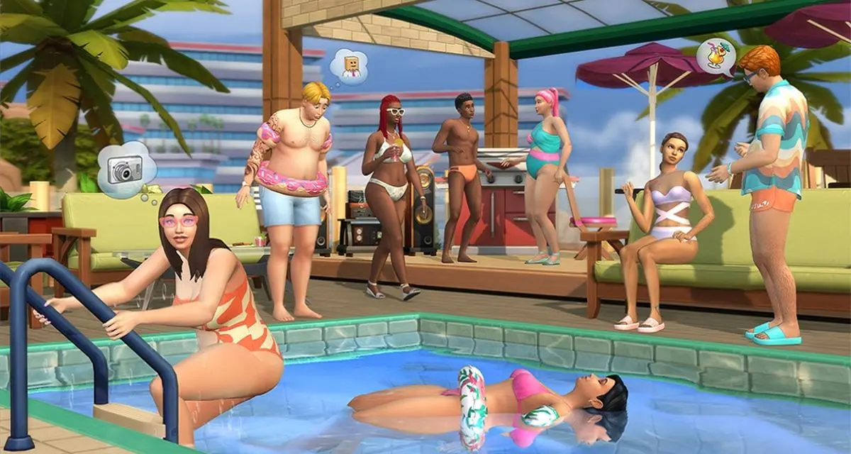 Die Sets «Pool» und «Modern Luxury» für The Sims 4 werden ab morgen verfügbar sein