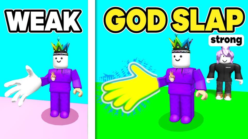I Used God Slap On A Overpowered Boss On Roblox