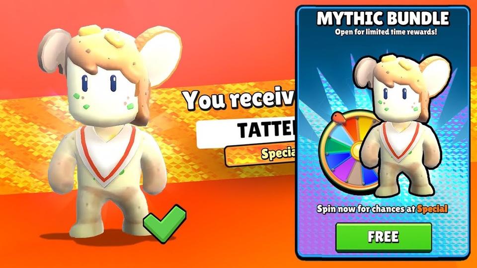 New Taters In Mythic Bundle Stumble Guys
