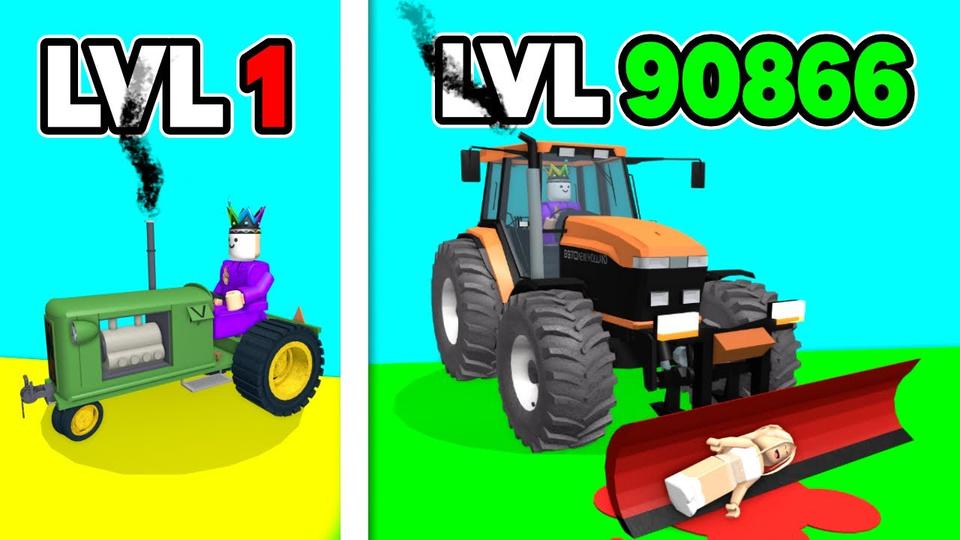I Make Farming Easy With A Level 90866 Tractor On Roblox