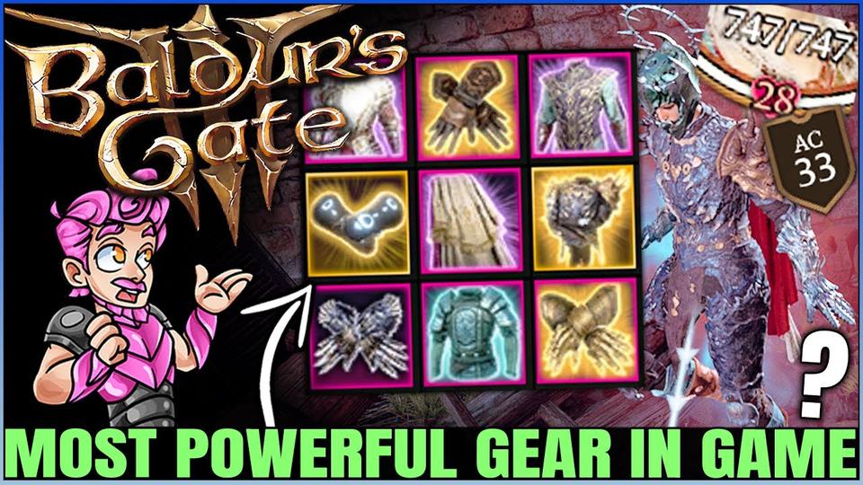 Baldurs Gate 3 The Most Powerful Items In Game 10 Best Game Changing Armor Armour Build Guide!