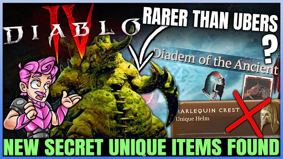 Diablo 4 Rarer Than Uber Uniques 8 Secret Hardest To Get Items In Game Hidden Boss Drop Guide!