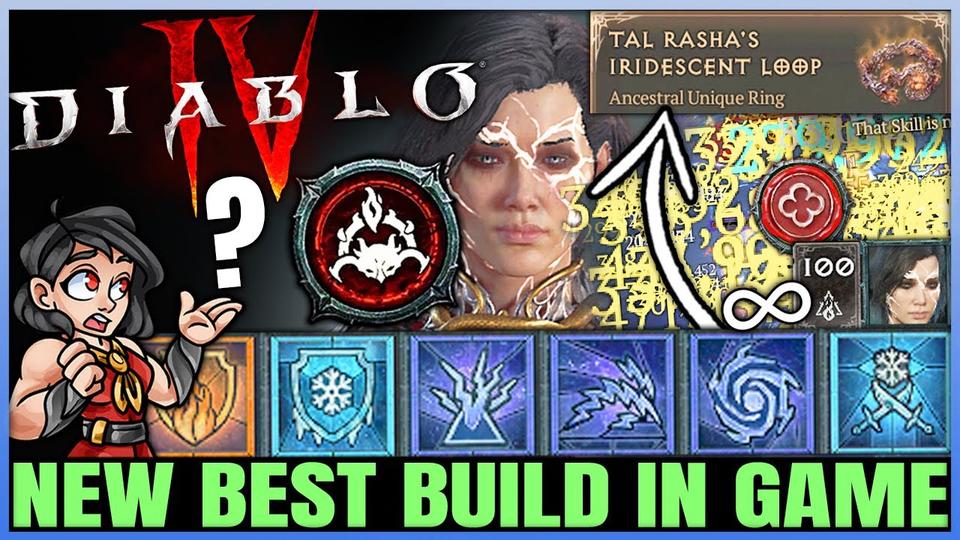 Diablo 4 New Best Trillion Damage Sorcerer Build Tal Rasha Unique Ring Is Overpowered Guide!