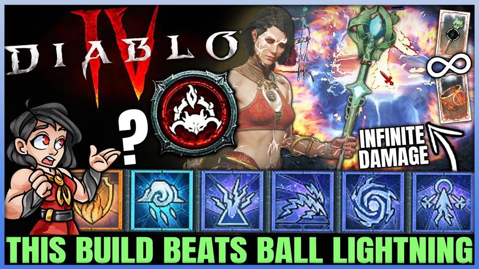 Diablo 4 New Best Most Powerful Sorcerer Build Found Charged Lightning Overpowered Guide!